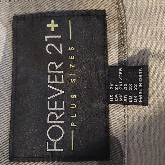 Women's Lightweight Cotton Cammo Jacket Plus Size 2X - Picture 9 of 13